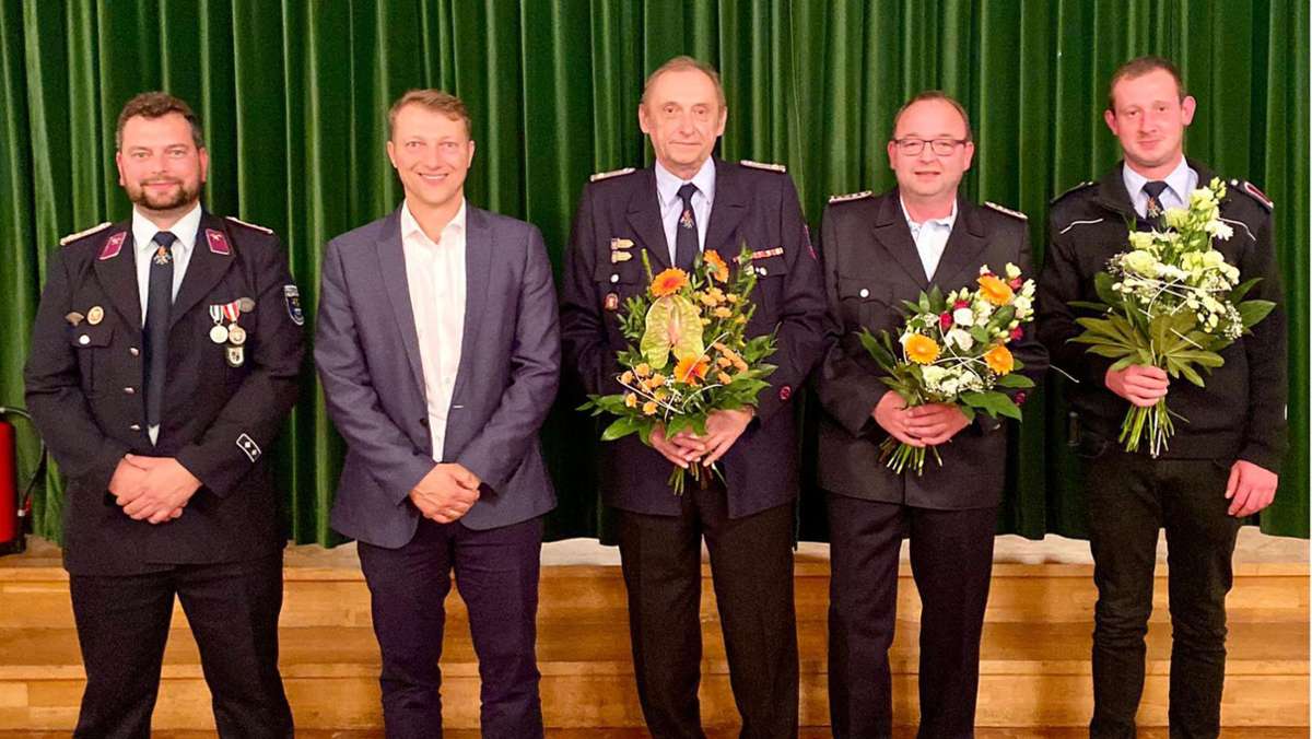 Feuerwehr Völkershausen: Neue Wehrleitung für ein Jahr