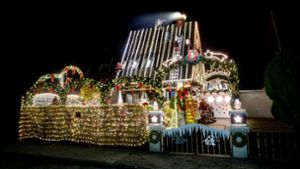 Wegen Energiekrise in Deutschland: Bewohner eines Weihnachtshauses erhalten Drohbrief