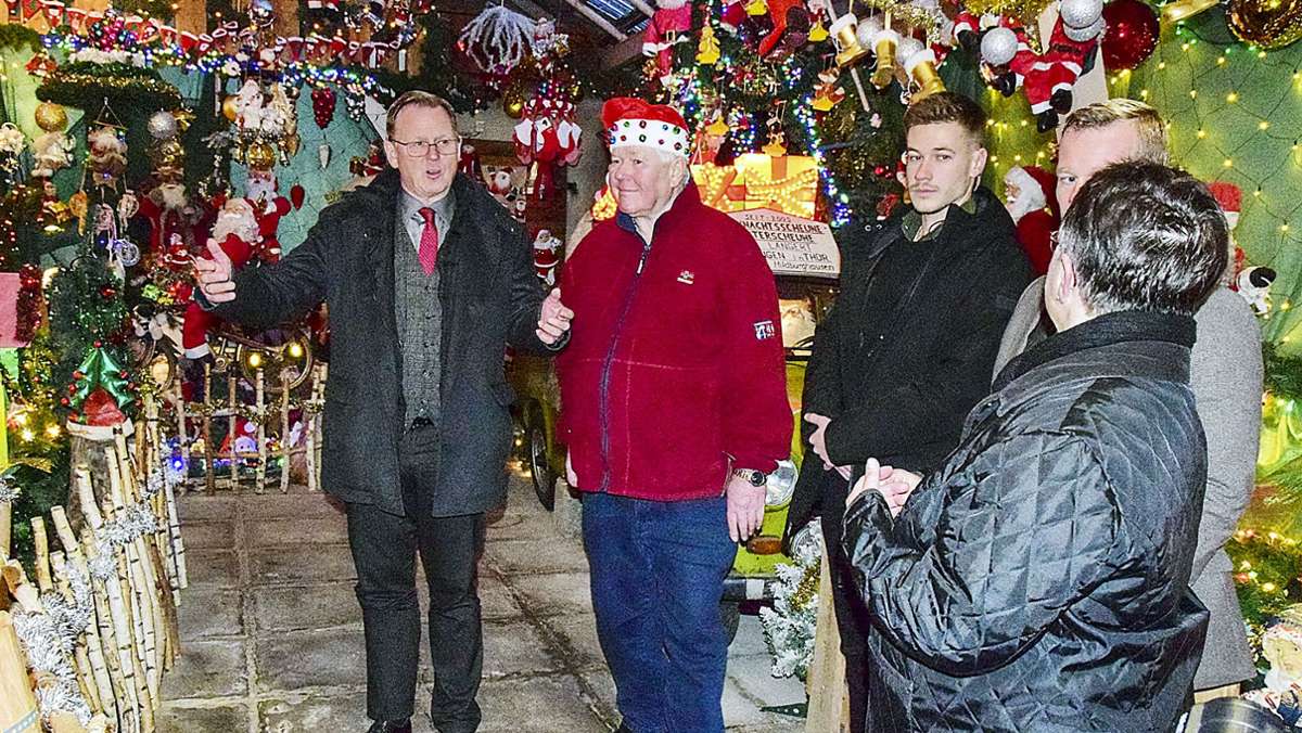 Ramelow in Hellingen: Von der Kabinettssitzung direkt in die Weihnachtsscheune
