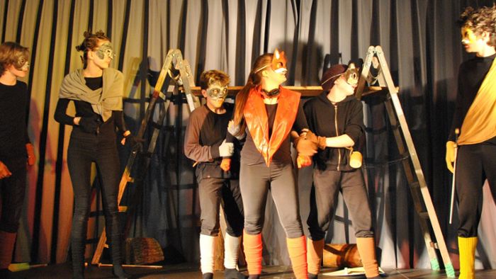 Schüler spielen Theater: Der Fuchs geht um an der Goetheschule