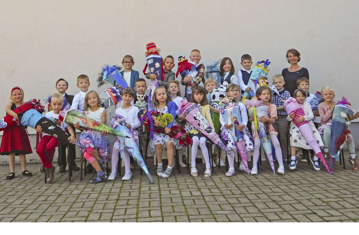 22 Abc-Schützen werden von heute an in der Grundschule in Geschwenda Foto: /Nadine Schneider