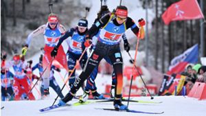 Biathlon-Staffel ohne Voigt