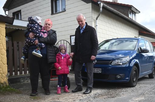 Ein neues Auto für Familie Drewes aus Weitersroda. Foto: frankphoto.de/Bastian Frank