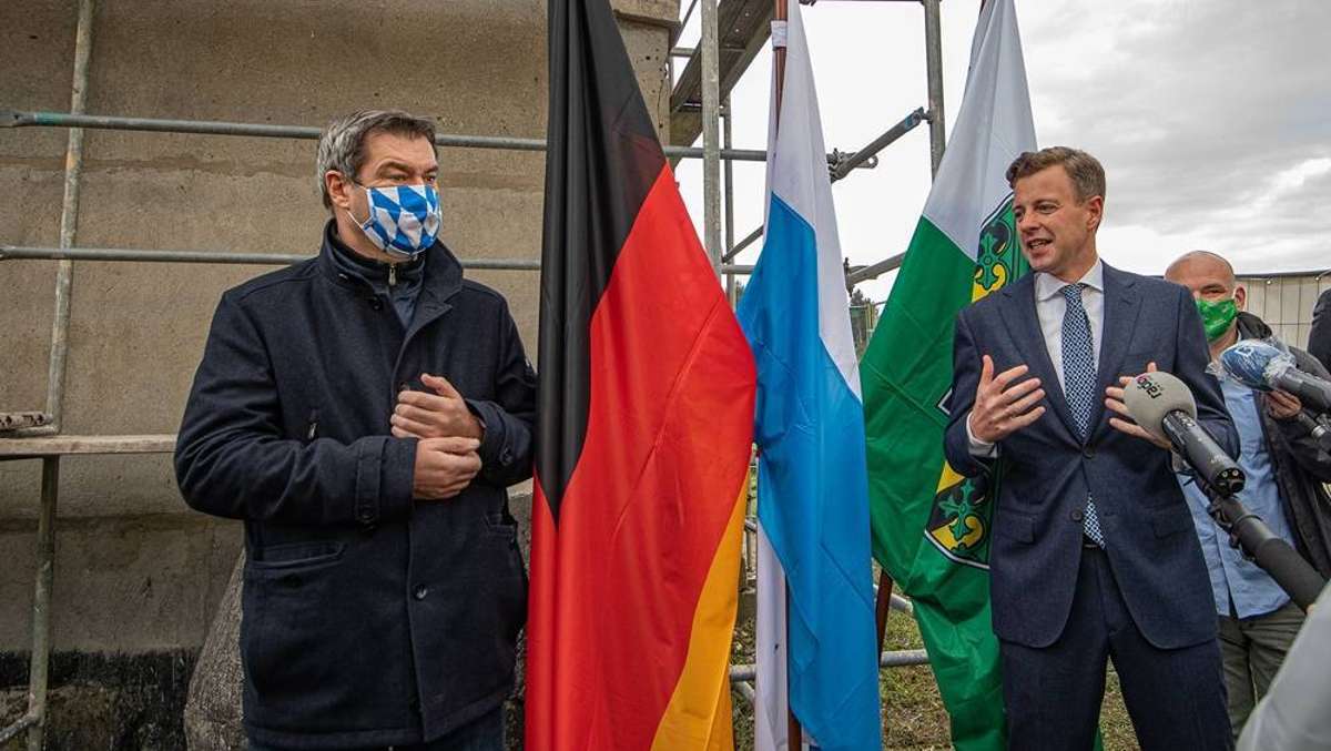 Nachbar-Regionen: Söder warnt zum Tag der Deutschen Einheit vor Demokratiefeindlichkeit