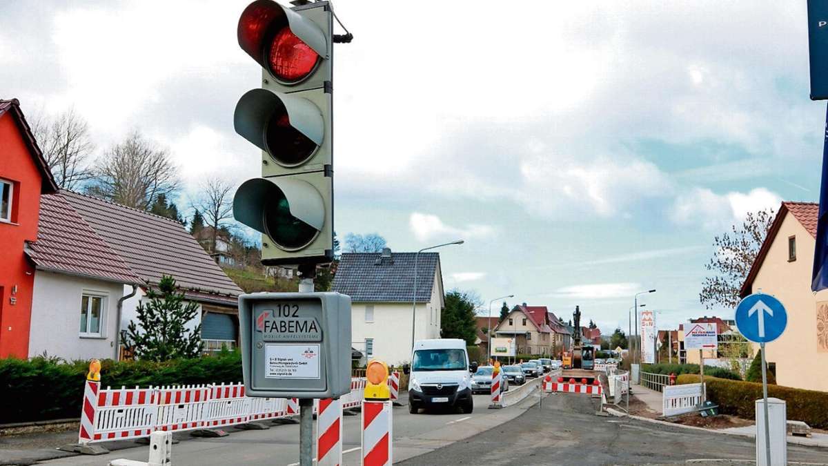 Schmalkalden: Ampel in der Kasseler Straße steht und nun auch der Verkehr