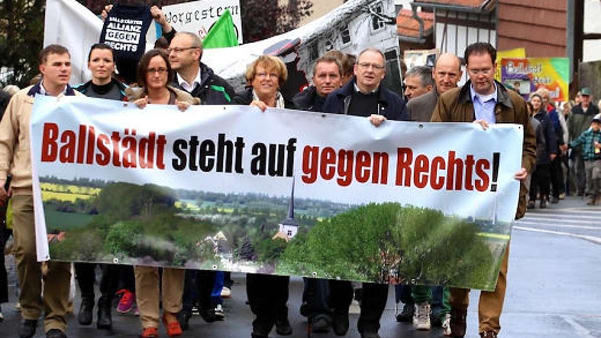 Thüringen: Ballstädt zeigt Gesicht gegen Rechts