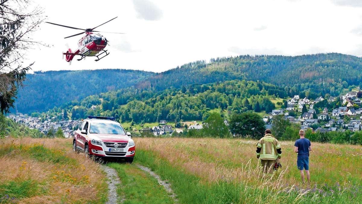 Sonneberg/Neuhaus: Thermik-Probleme: Segelflugzeug bei Steinach abgestürzt