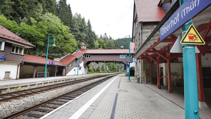 Infrastruktur: Bahnhalt in Oberhof als Aufgabe fürs Oberzentrum