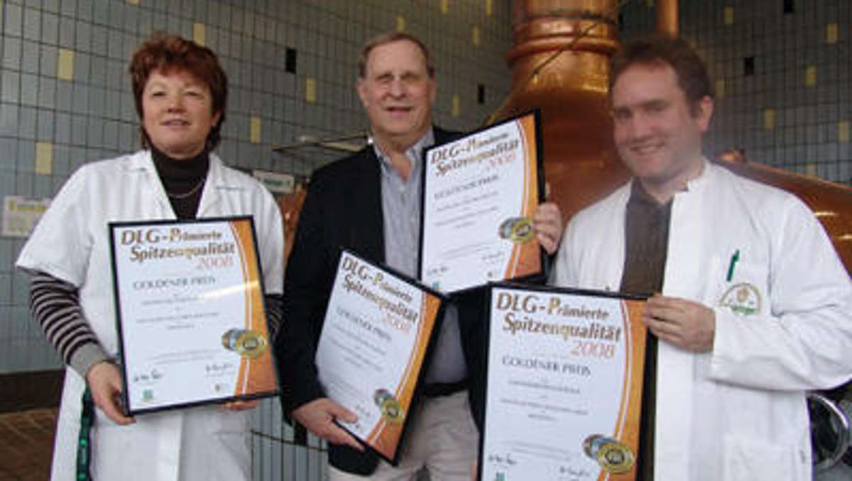 Meiningen: Viermal Gold für Meininger Bier