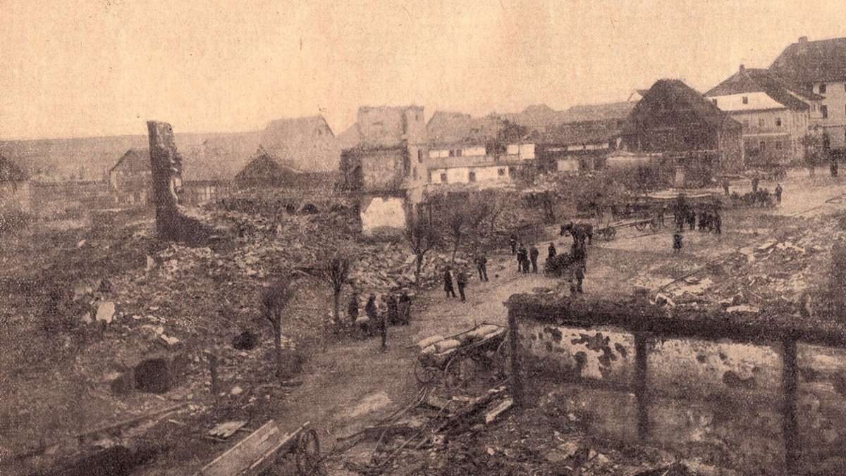Großfeuer forderte Todesopfer: Vor 130 Jahren brannte Römhild
