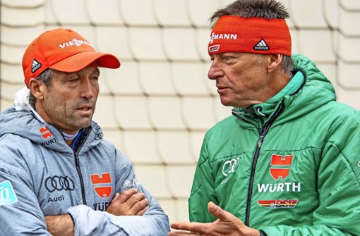 Chef- und U23-Bundestrainer: Peter Schlickenrieder und Cuno Schreyl. Foto: /Imago