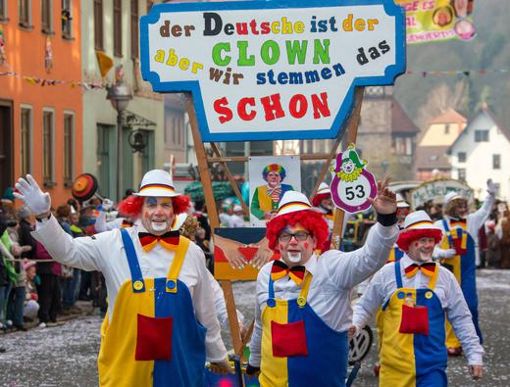 Ein Bild aus dem 2016er Festumzug der Wasunger Karnevalisten. Foto: Archiv/dpa