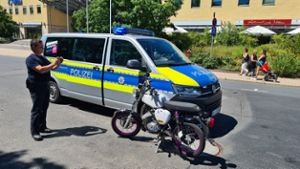 Wilde Verfolgungsjagd: Suhl: Mopedfahrer flüchtet vor Polizei
