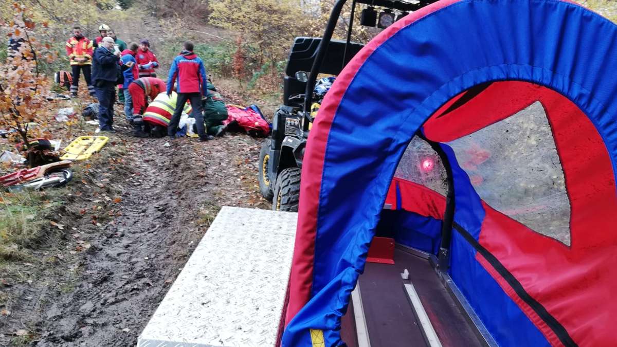 Siegmundsburg: 44-jähriger Forstarbeiter stirbt nach Unfall mit Rückezug
