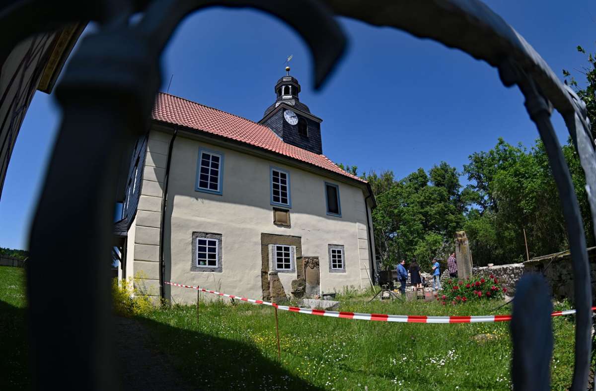 Aktuell laufen noch Maßnahmen über die Dorferneuerung, wie zum Beispiel auf dem Friedhof in Holzhausen. Foto: /Bastian Frank