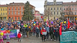 Meiningen: Bürger demonstrieren für das Miteinander