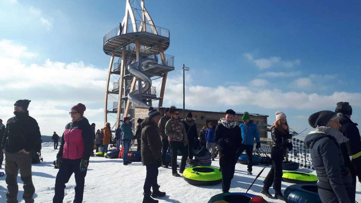 Besonderer Wintersport: Rhöner Snowtubing-Anlage  öffnet am Wochenende