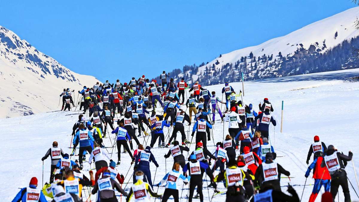 52. Engadin Skimarathon: Unter den 11. 500 sind vier Frauen aus Suhl-Goldlauter