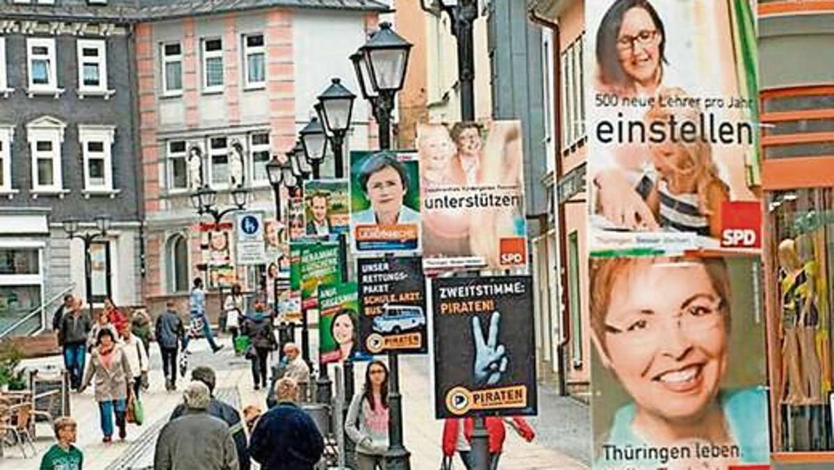 Ilmenau: Wie viele Plakate sind erlaubt? Ausschuss diskutiert Wahlwerbung