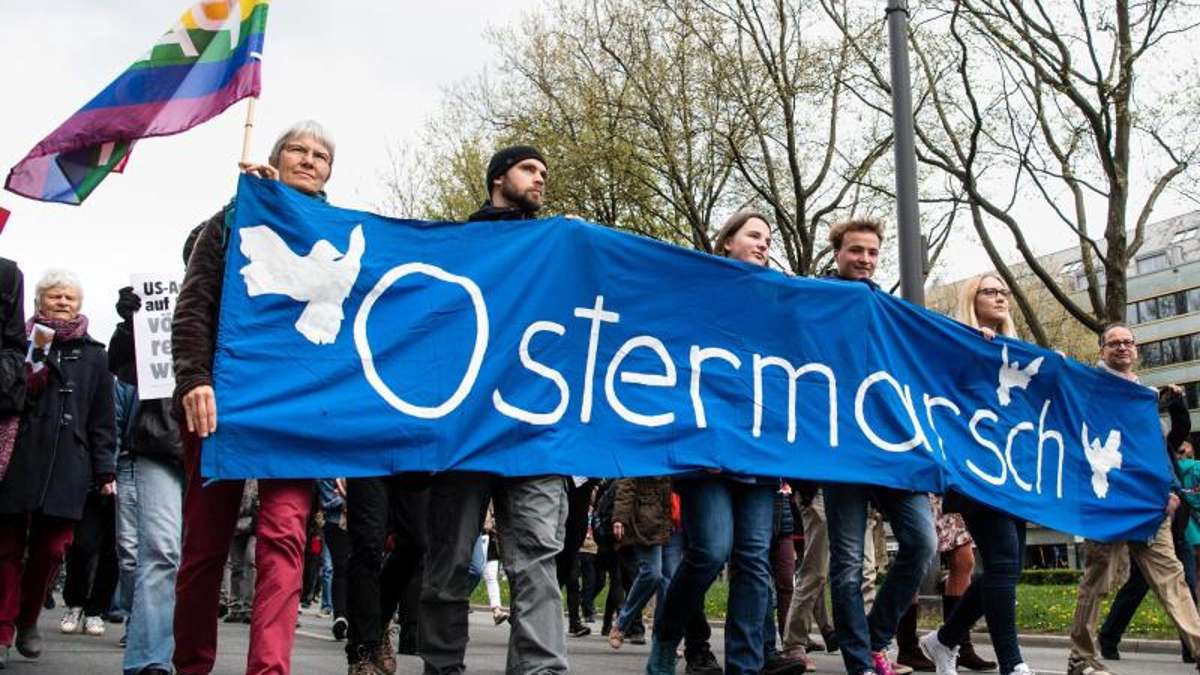 Thüringen: Ostermarschierer protestieren gegen deutsche Rüstungsexporte
