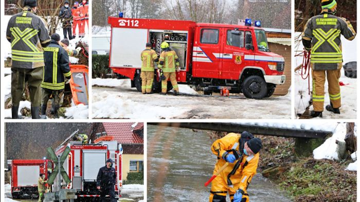 Steinach-Hochwasser spült Leiche in Sonneberg an