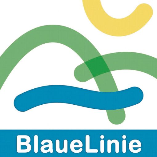Das Logo für die Blaue Linie steht. Quelle: Unbekannt