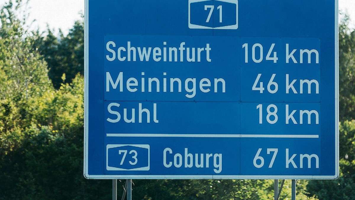Thüringen: Coburg wird als Fernziel der A 71 gestrichen
