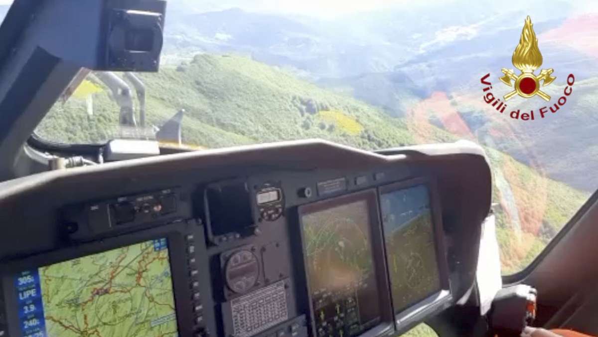 Italien: Vermisster Hubschrauber entdeckt –  sieben Menschen tot