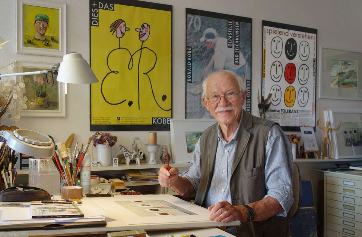 Ronald Kobe ist Grafikdesigner. Vor 80 Jahren wurde er in Zella-Mehlis geboren.