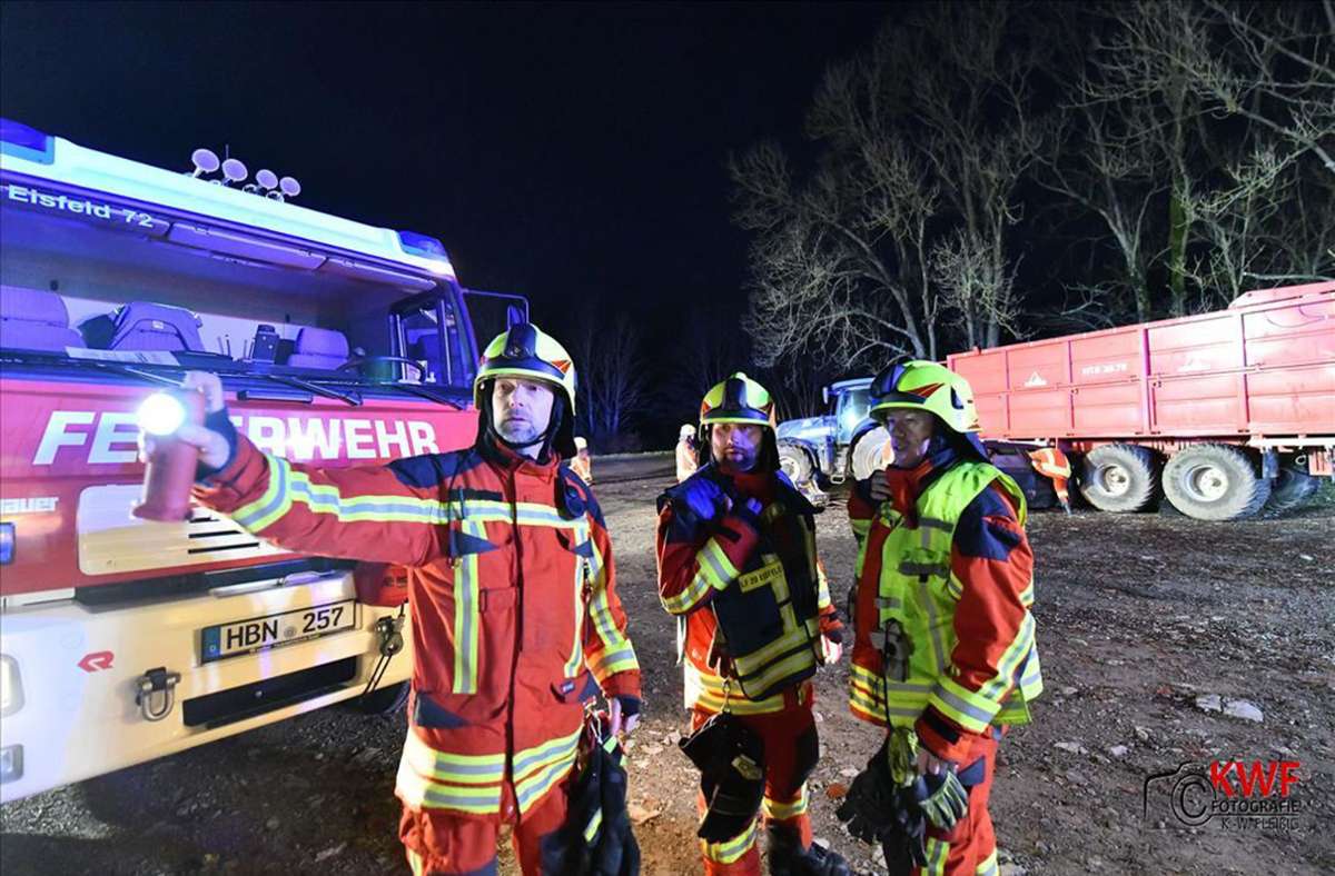Feuerwehr-Übung: Rettung von Verletzten aus Autowracks