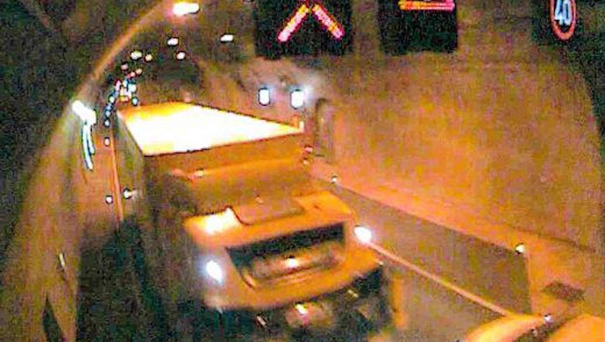 Thüringen: Techniktest gegen Geisterfahrer am Tunnelportal
