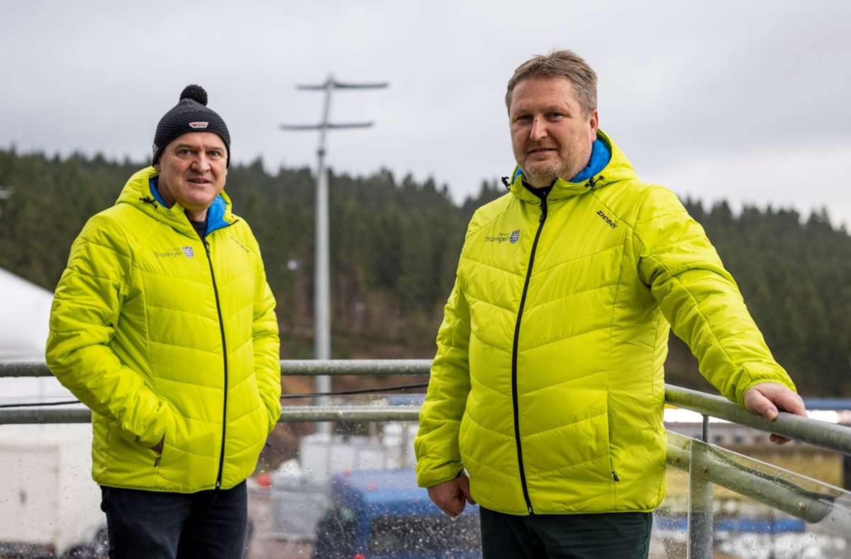 Weltcup-Chef Thomas Grellmann (rechts) und sein neuer Stellvertreter Bernd Wernicke. Foto: /Kevin Voigt