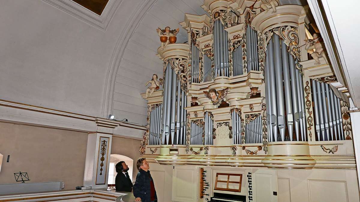 Die Knauf-Orgel in der Sankt Nikolai-Kirche in Geschwenda: Hauchfeine Töne schweben durchs Haus