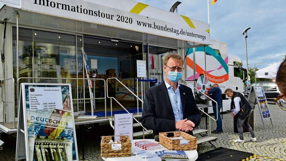 Sonneberg: Zur Stipp-Visite in das Bundestags-Mobil