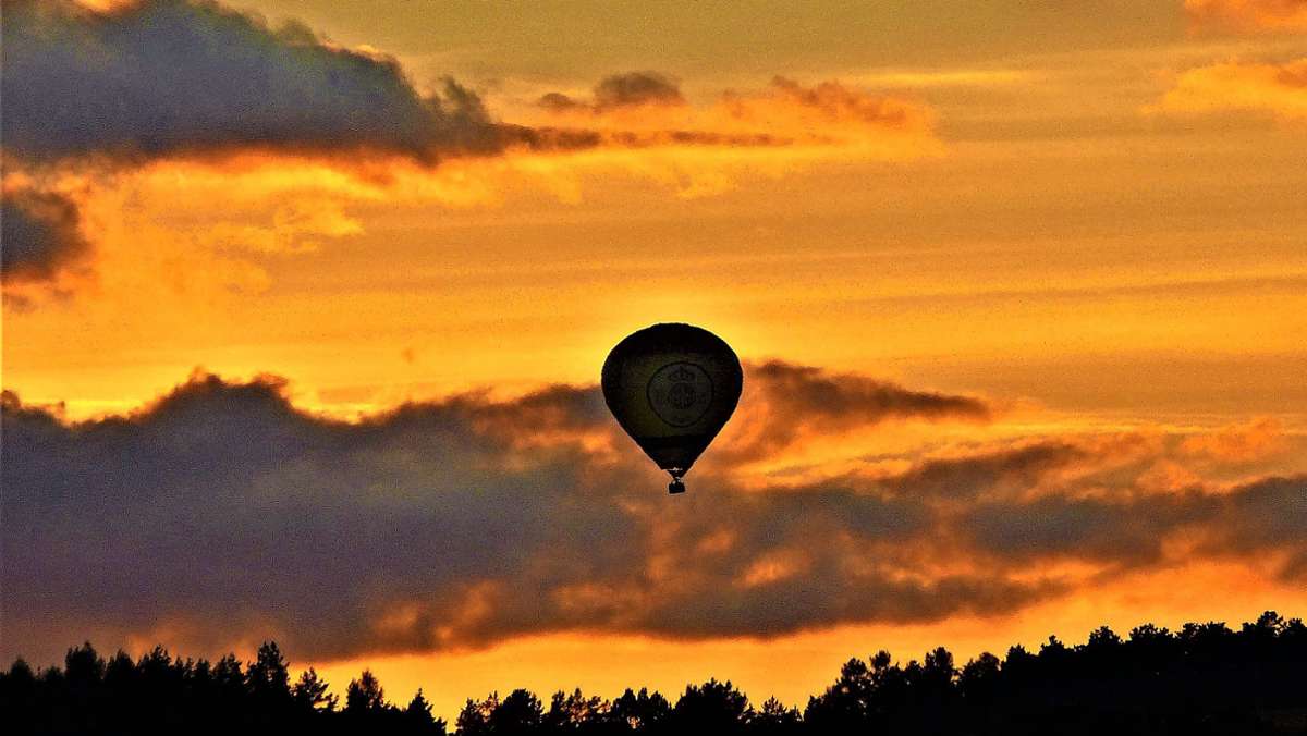 Über dem Ilm-Kreis: Ballonfahrt in den Sonnenuntergang