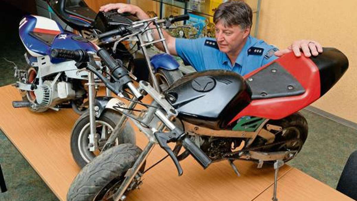 Sonneberg/Neuhaus: Mini-Motorräder sind ein No-Go im Straßenverkehr