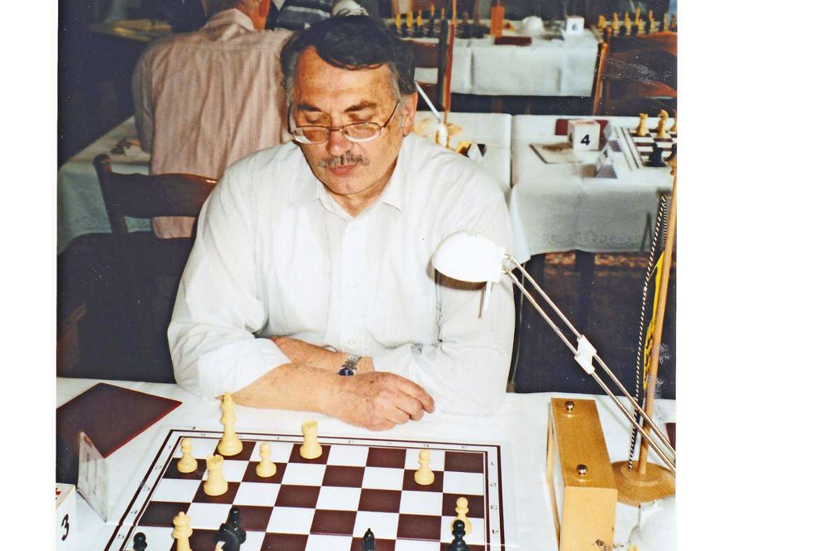 Hochkonzentriert: Franz Geisensetter beim Deutschen Senioren-Derby 2005. Foto:  