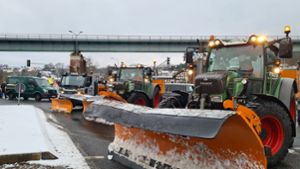Bauern und Handwerker protestieren in Südthüringen