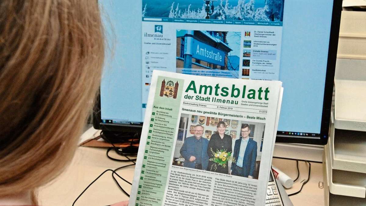 Ilmenau: Das Amtsblatt ist keine Lokalzeitung