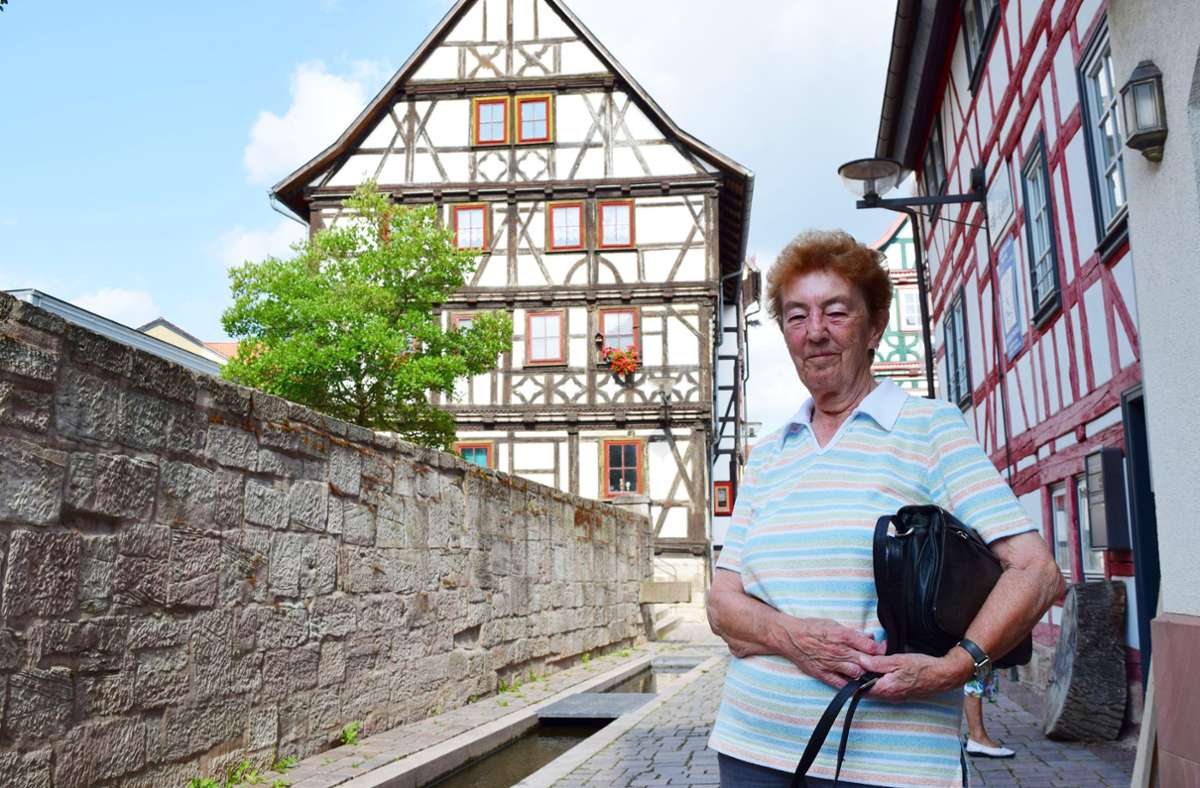 Brigitte Zech aus Schmalkalden ist eng mit ihrer Heimat verbunden. Sie erhielt den Denkmalschutzpreis des Landes Thüringen. Foto:  