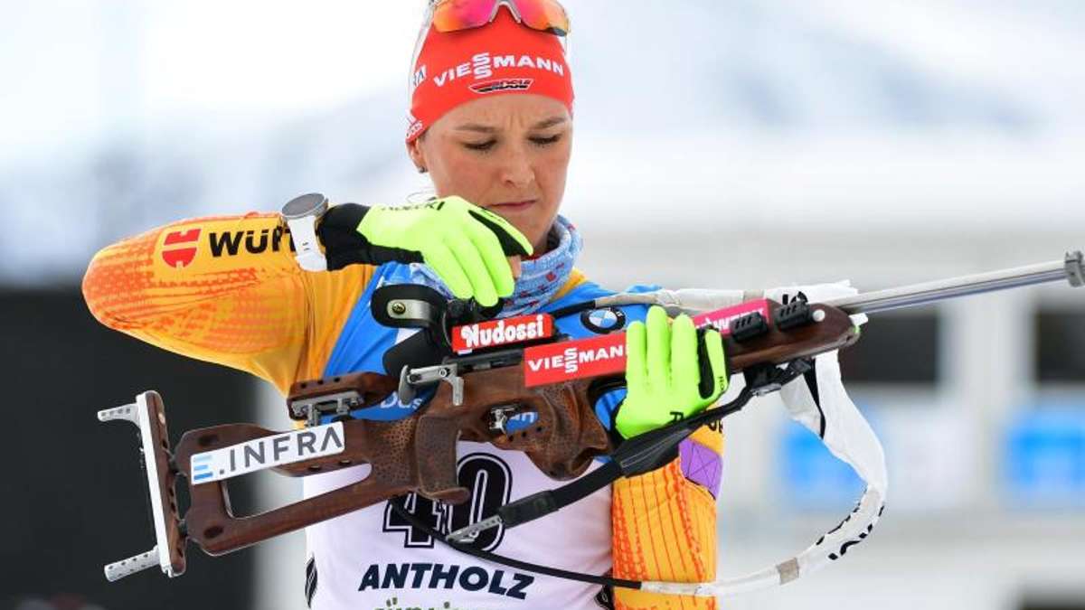 Regionalsport: Keine Medaille in Antholz: Biathletin Denise Herrmann WM-Fünfte