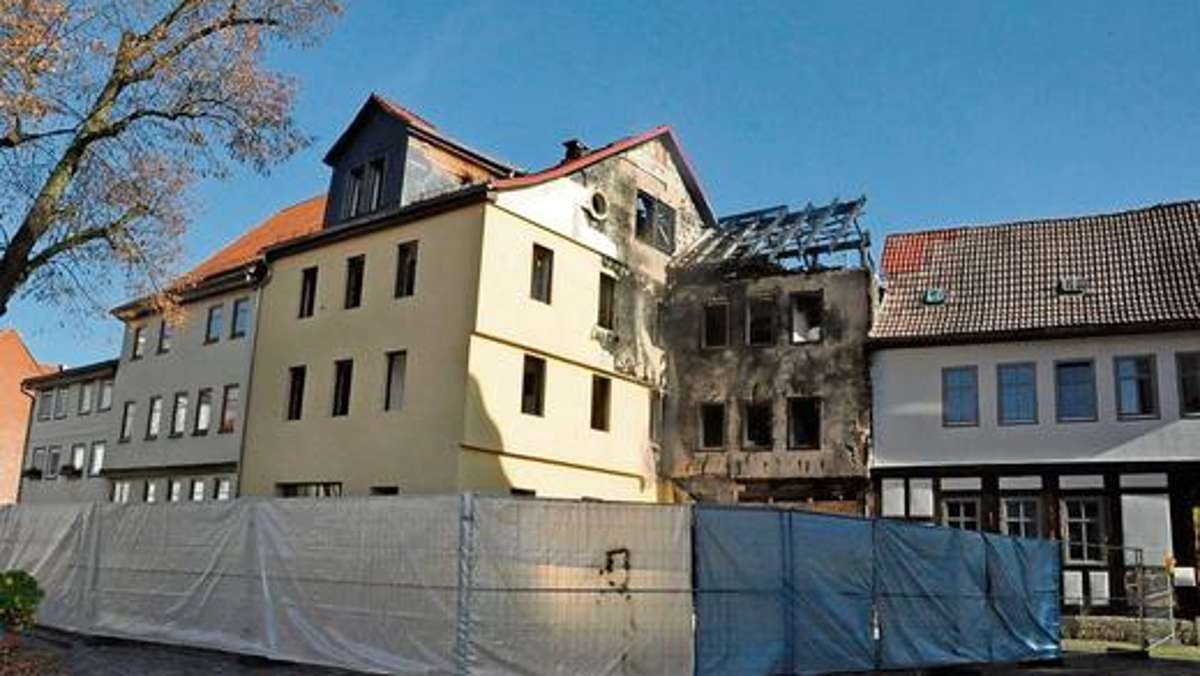 Meiningen: Abriss des Brandhauses startet am Montag