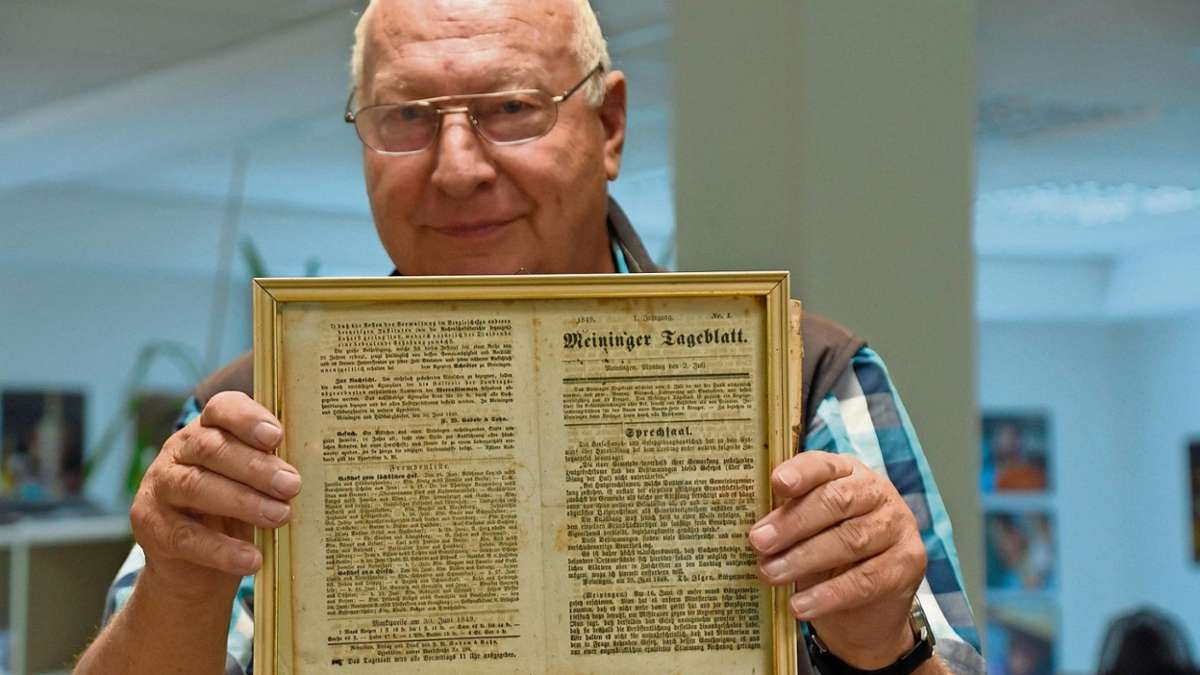 Meiningen: Tageblatt-Erstausgabe kehrt zurück