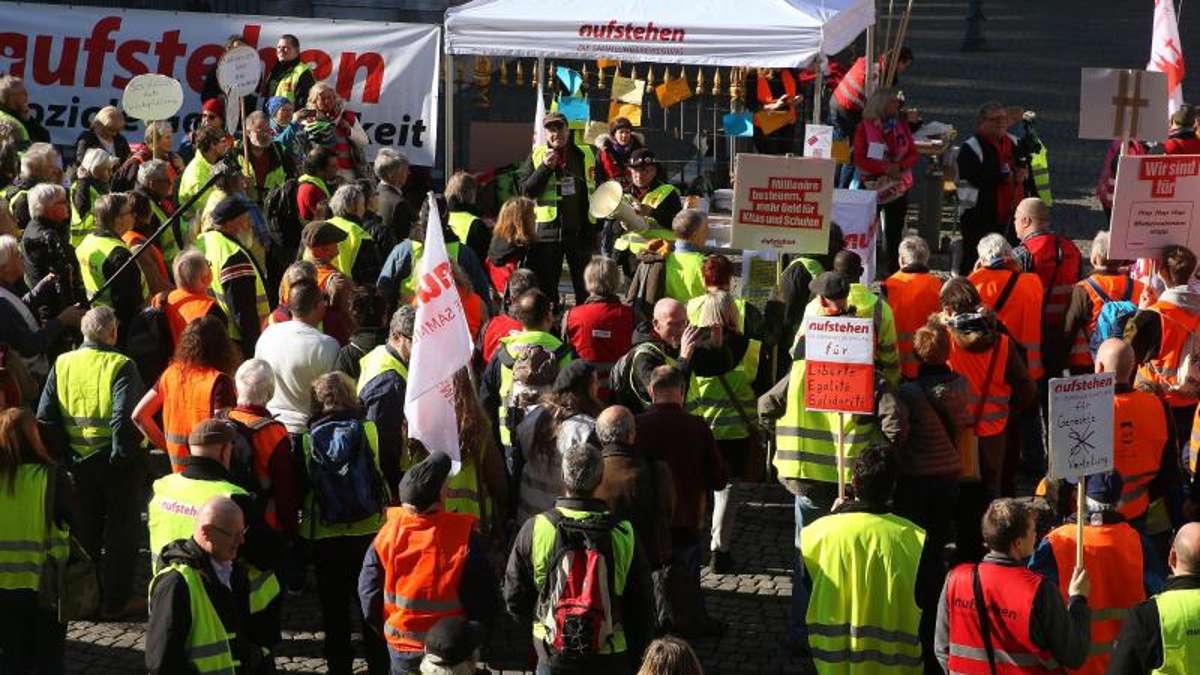 Thüringen: Rund 100 Teilnehmer bei «Bunte Westen»-Protest in Erfurt