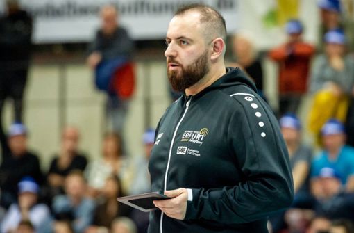 Wechselt nach Stuttgart: Konstantin Bitter, derzeit Trainer bei Schwarz-Weiß Erfurt. Foto: imago//Sandy Dinkelacker