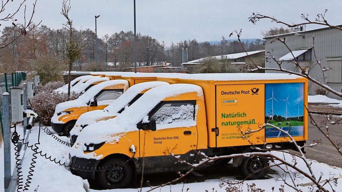 Hildburghausen: Kälte stoppt Elektroautos der Post