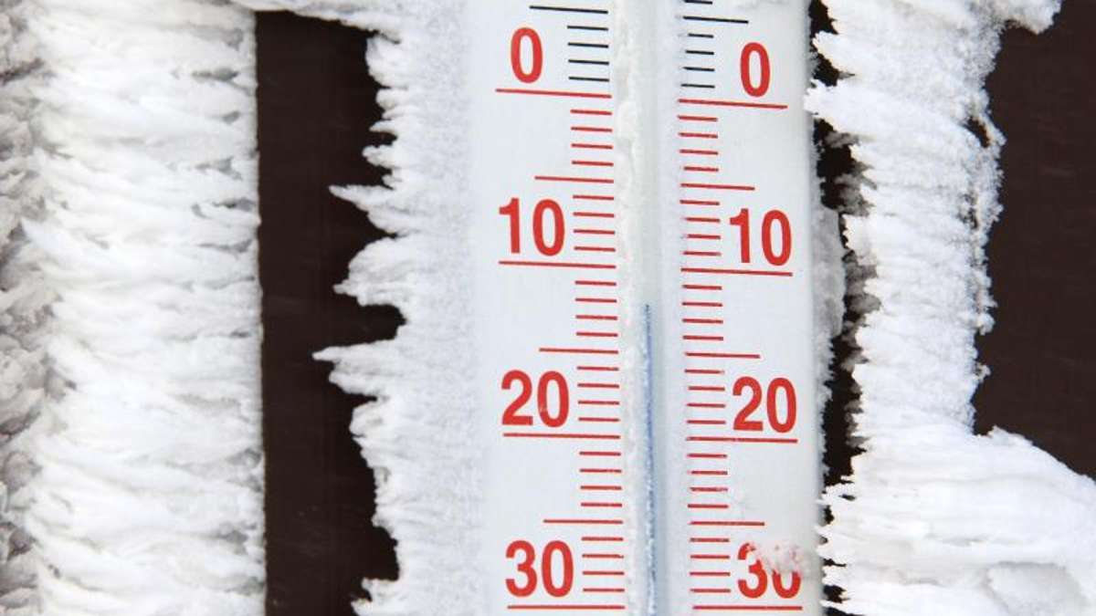 Thüringen: Strenger Frost mit bis zu -24 Grad Celsius