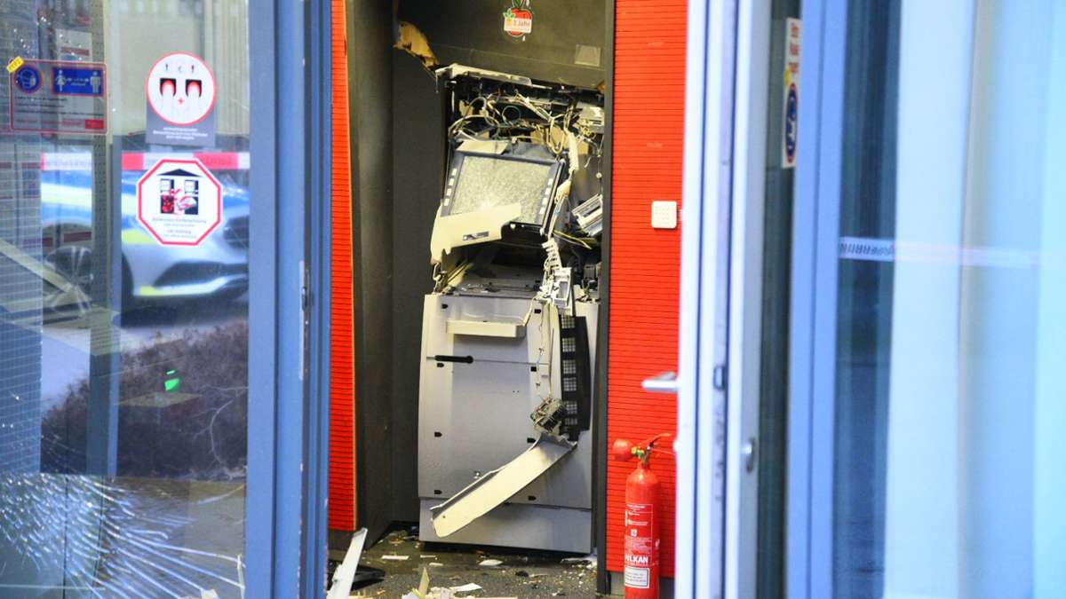 Banken: Geldautomat in der Oberpfalz gesprengt