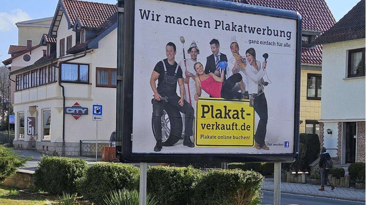 Wartburgkreis: Ärger um Werbetafel mitten im Kurgebiet