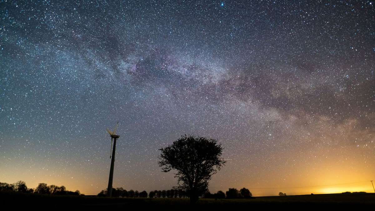 Sternbilder und Sternschnuppen: Das lässt sich  im April am Sternenhimmel beobachten